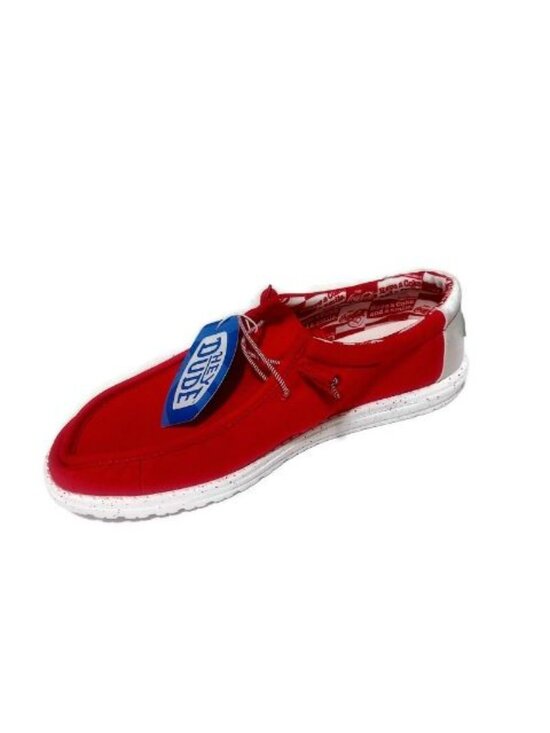 Hey Dude Mens Size 15 x Coca-Cola Wally Coke Limited Edition Casual Shoes Red main image 4